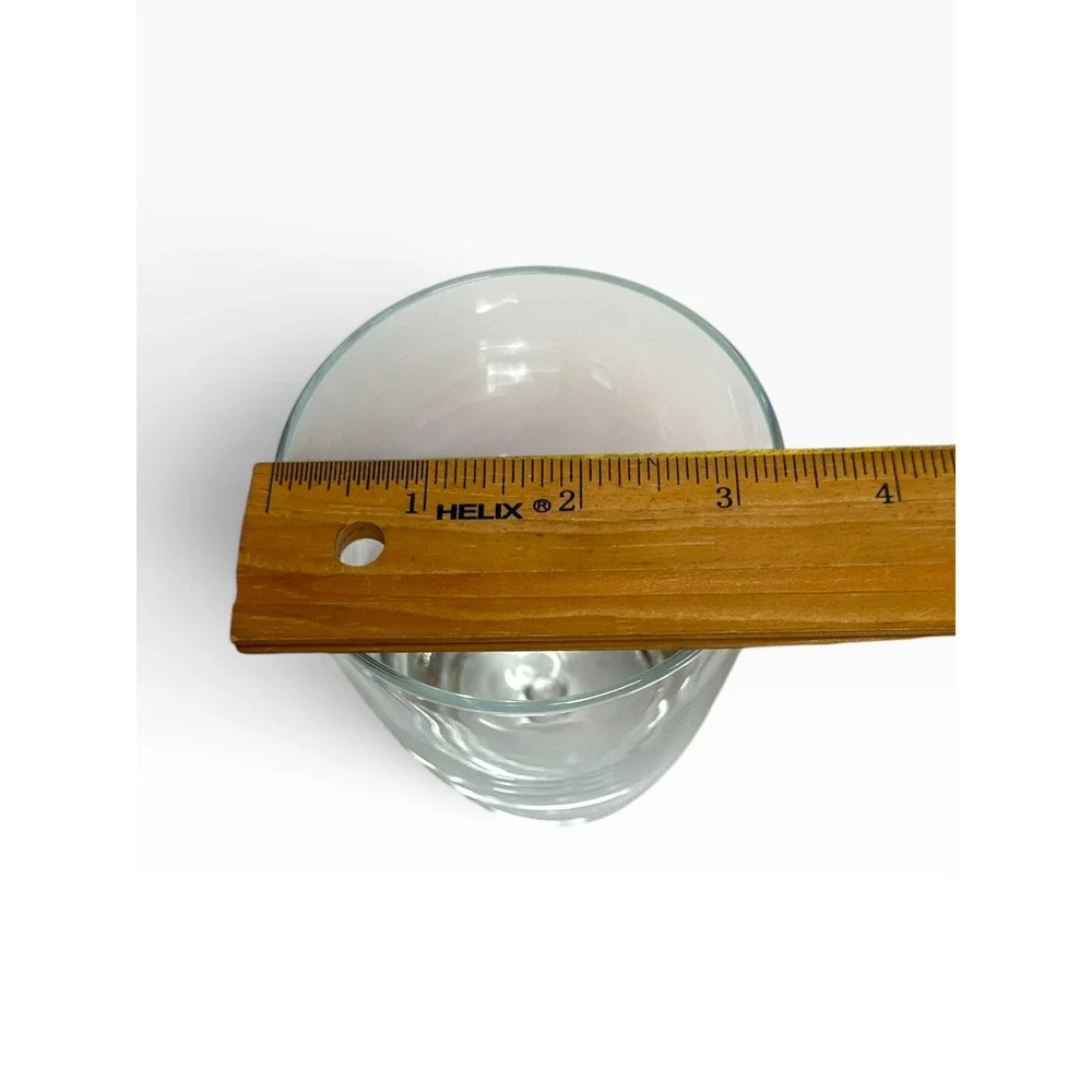 Bormioli Rocco Rocks Glass  Clear Luna Bubble Base Italy
